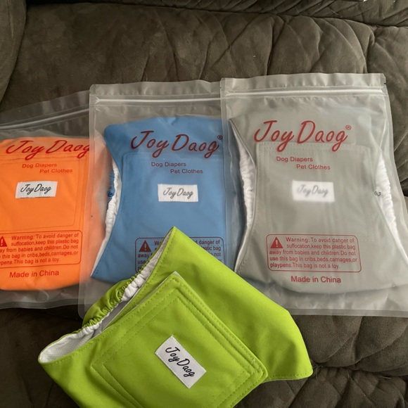 Reusable male dog wraps - size medium